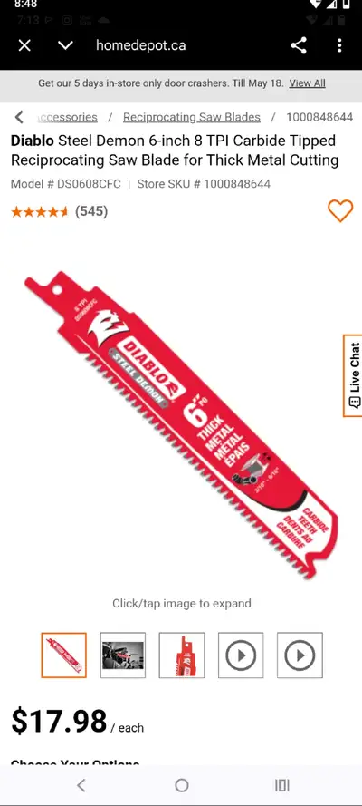 Diablo Saw Blade, View more