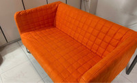 Sofa-IKEA-URGENT-Like new-no defect-orange-disassemble