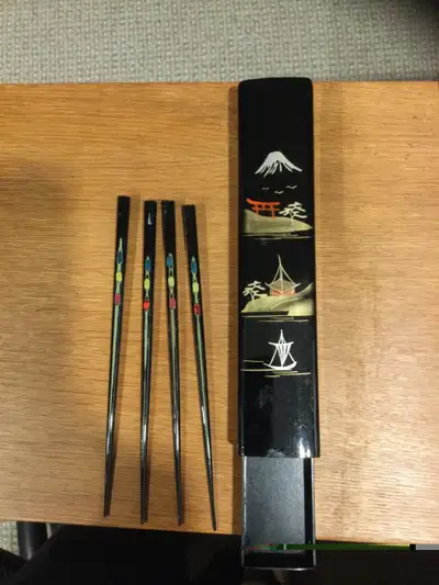 Japanese Chop Sticks & Box, View more