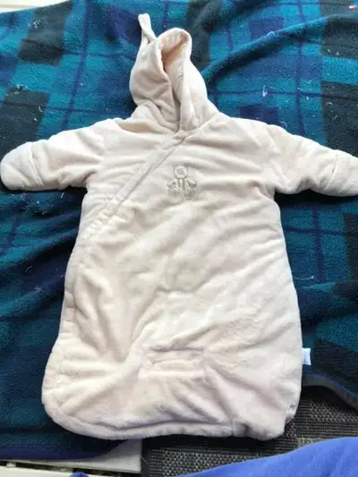 Soft, warm baby bunting 0-9 mnths, View more