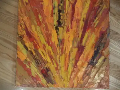 Tableau de l'artiste Anna Chimaras 60x60 cm, 15F, coté. Profitez-en pour regarder aussi: Articles ga...