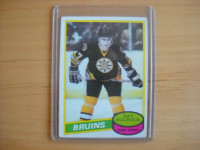 Carte de hockey recrue de Raymond Bourque de 1980