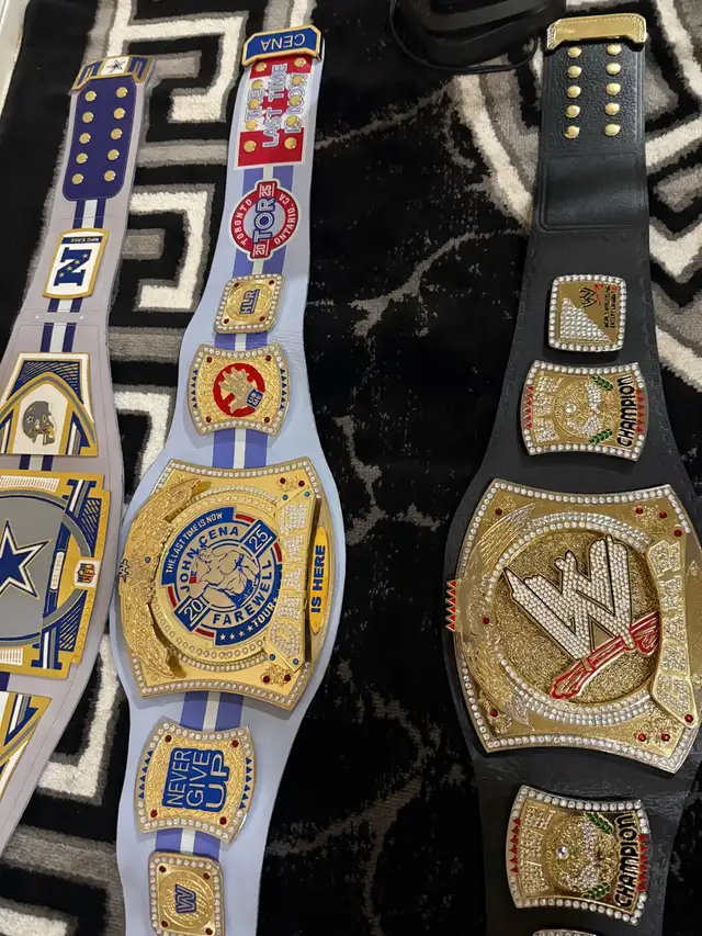 Custom Dallas Cowboys WWE Championship Belt Wrestling Title Rep in Arts & Collectibles in Mississauga / Peel Region - Image 4