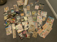 Card making, scrapbook, ribbon stickers all for $25