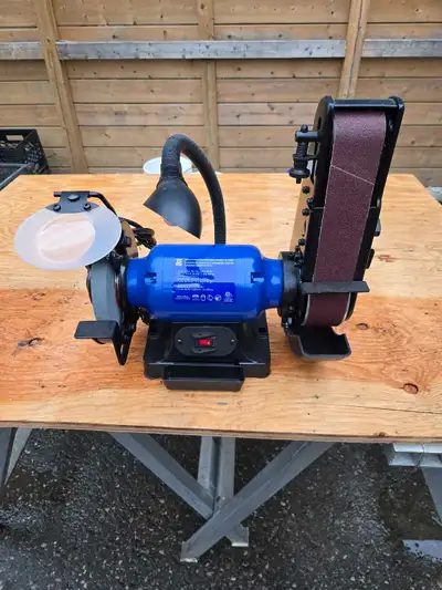 Belt and grinder, View more