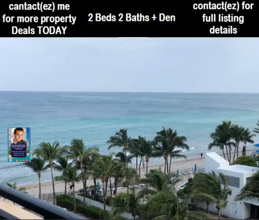 Bank Foreclosures Available on Ocean Dr Hollywood Beach Florida in Florida