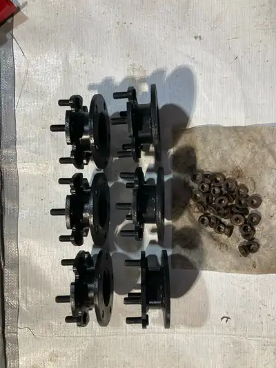 Set if 6, steel 2” offset wheel spacers