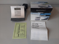 Sony ICF-C703 Dream Machine Clock Radio - w/ box & instructions