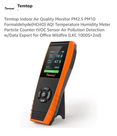 Temtop Air Quality Monitor, View more