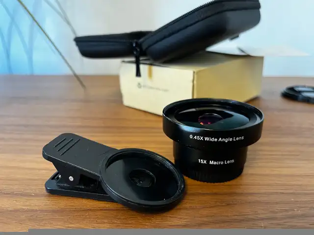 Aukey 2 in 1 Macro & Wide angle lens for smartphones64247148573570124