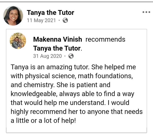 ENGINEERING, MATH, PHYSICS & CHEMISTRY TUTOR589628717149071363