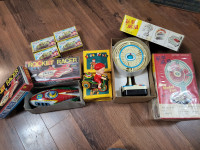 A Big Lot Of Antique Tin Toys In NOS condition!