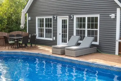 Welcome to your ideal, cozy retreat in quiet surroundings. This is the perfect escape! This home com...