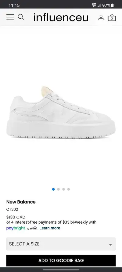 New Balance CT302 all white shoes, View more