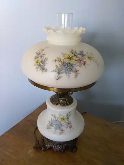 Floral table lamp, View more