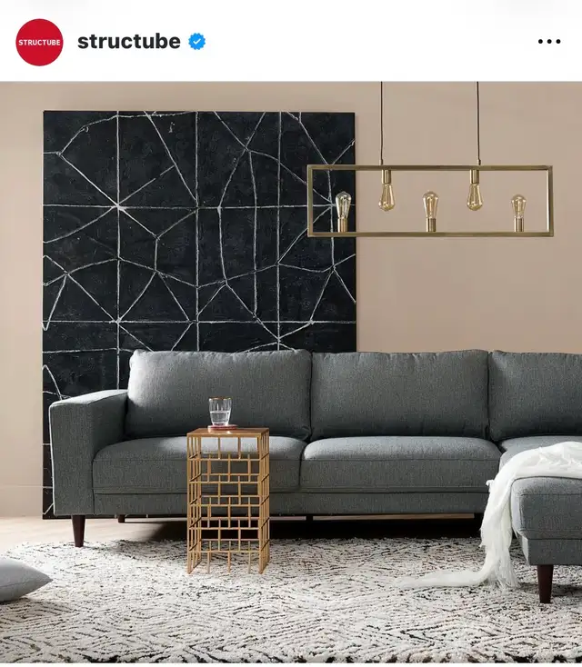 Structube “Campbell” Sectional in Couches & Futons in London - Image 4