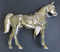 Detailed Metal Horse Sculpture