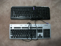 PS/2 connection (round) Keyboard for older desktop computers.