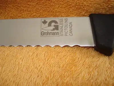 Grohmann Pictou, NS - bread knife, View more