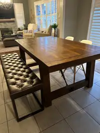 Wood dining / kitchen table 