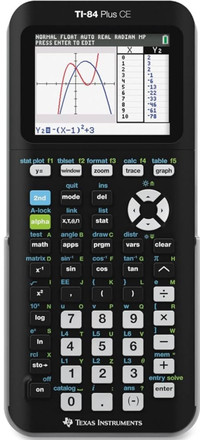 Texas Instruments TI-84 Plus CE Color Graphing Calculator, Black