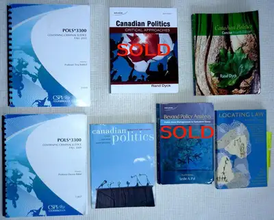 Clean From a smoke free home Have been used but still in excellent condition softcovers Canadian Pol...