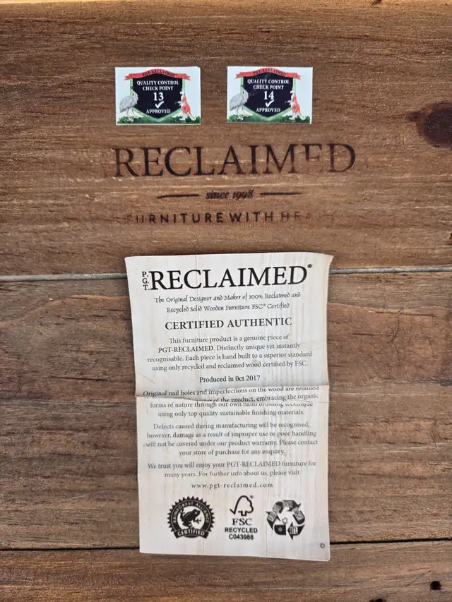 Reclaimed wood Queen bedframe in Beds & Mattresses in Kamloops - Image 3