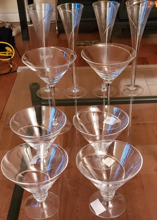 Cocktail Glasses - 8 pieces total in Kitchen & Dining Wares in Markham / York Region
