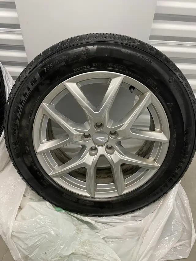 Volvo XC60 Winter Tire Set – 18" Alloys + Michelin X-Ice Tires in Tires & Rims in City of Toronto - Image 6