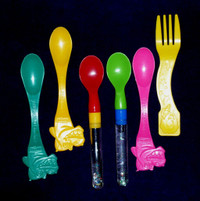 Baby and Toddler Spoons ... As Shown ... Like NEW ..