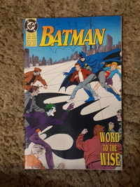 Batman 1992 A Word To The Wise Canadian DC Comics /Zellers