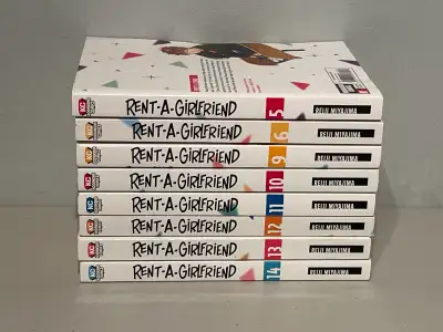 Lot of 8 Rent A Girlfriend Manga Anime Comic Books, View more