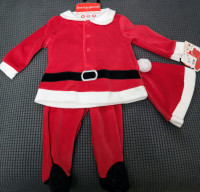 Baby girl Santa clothes 3 piece set 18 months