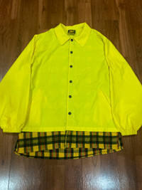 team us17 yellow rain jacket plaid