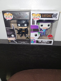 Funko Pop #275 Batman & #337 Joker