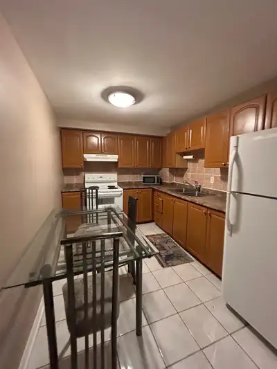 Beautiful basement for rent, unfurnished, fridge, stove, microwave included. 2 rooms and 1 bathroom....