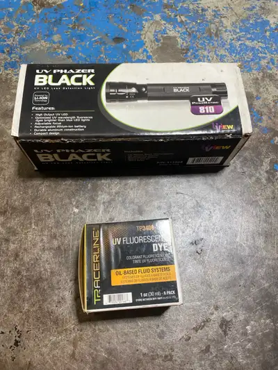 UV LED Leak detection light with Dye , View more