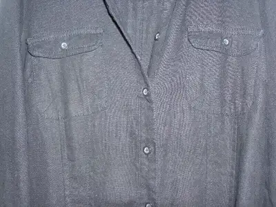 Button Down Black Dress, View more