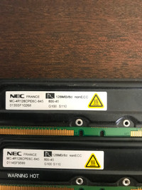 NEC Computer Ram