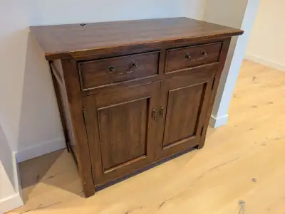 2 Wood Cabinets / Credenzas, View more