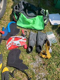 Scuba Diving Gear Weights, Float, Gloves ,Hat  Boots Knife Fins
