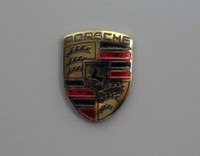 OEM Porsche Crest Small Emblem Logo for Key Fob Replacement