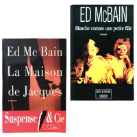 2 Livres, romans enquêtes, intrigues, de Ed McBain