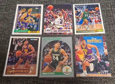 Selling 6 collectible Jay Humphries basketball cards please see photos Asking $10 for all Porch pick...