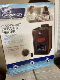 Garrison wood cabinet infrared heater 