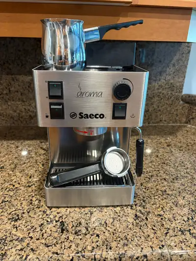 Saeco stainless steel Espresso Machine, View more