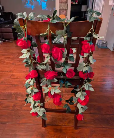 Rose garland/flowers/decoration (4 count), View more