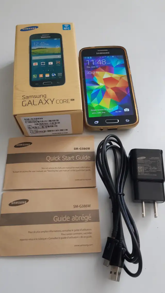 SAMSUNG GALAXY CORE CELL PHONE (Like New) in Cell Phones in City of Toronto - Image 2