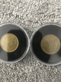 Uk, Euro and Canadian coins