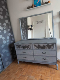 Dresser and Mirror